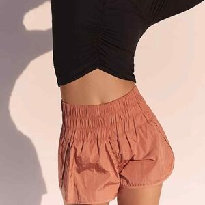 Free People Movement The Way Home Shorts, Size M, Terra Cotta, NWT